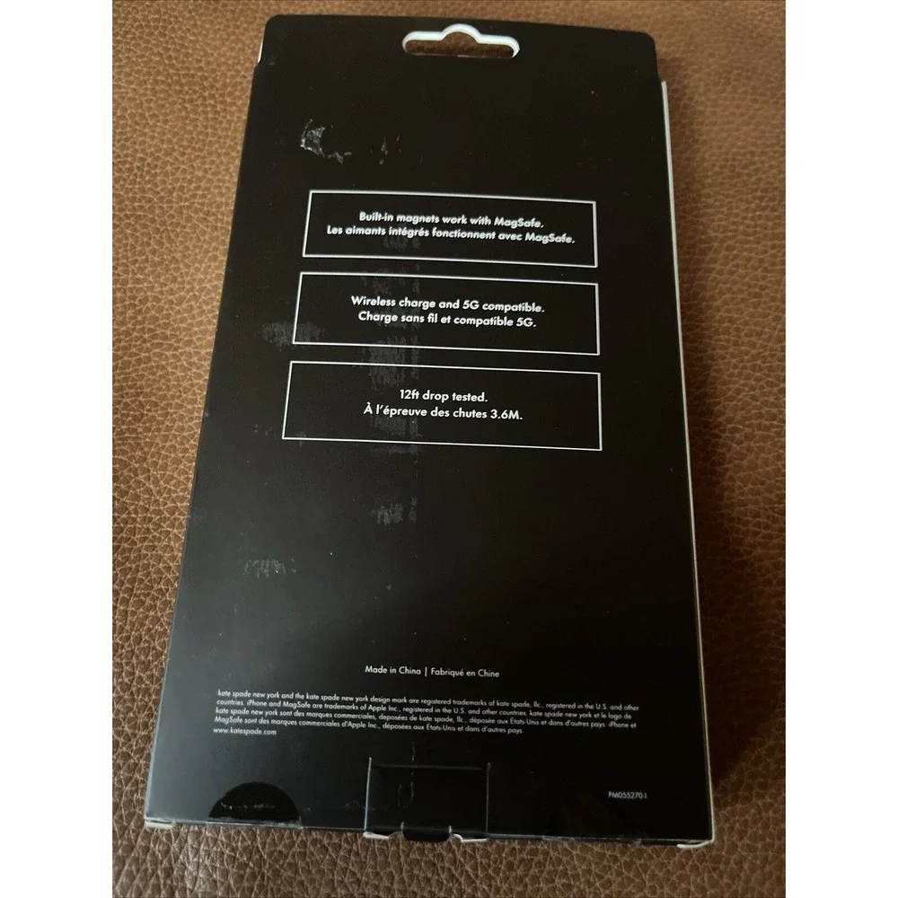KATE SPADE Protective Case Magsafe For IPHONE 15 PRO MAX Floral White‎ Clear